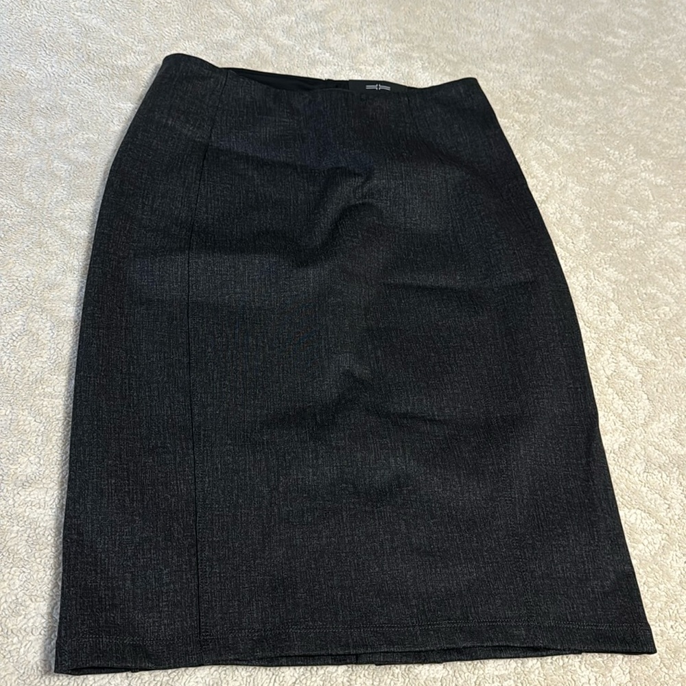 Dark Grey Pencil Skirt